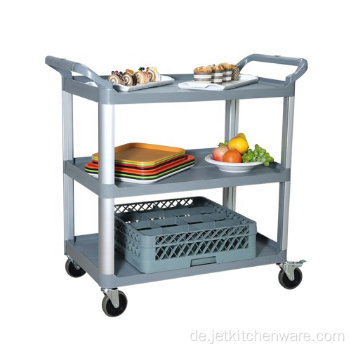 Catering Kitchen Plastic BUSing Transport Trolley